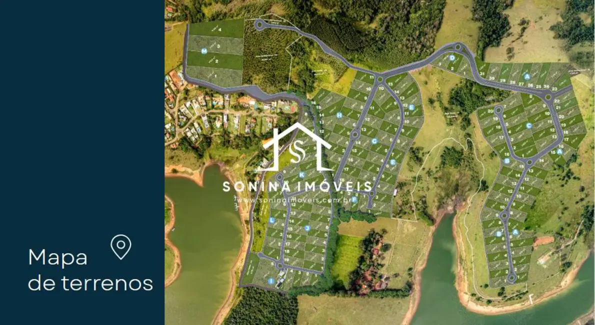 Foto 1 de Lote de Condomínio à venda, 2105m2 em Piracaia - SP