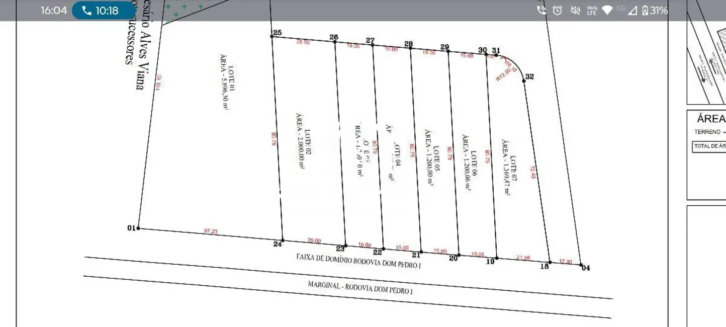 Terreno / Lote à venda, 1200m2 em Nazare Paulista - SP - imagem 2 Foto 2 de Terreno / Lote à venda, 1200m2 em Nazare Paulista - SP