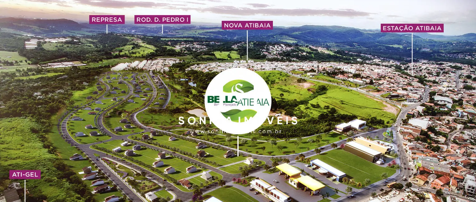 Foto 1 de Terreno / Lote à venda, 193m2 em Atibaia - SP