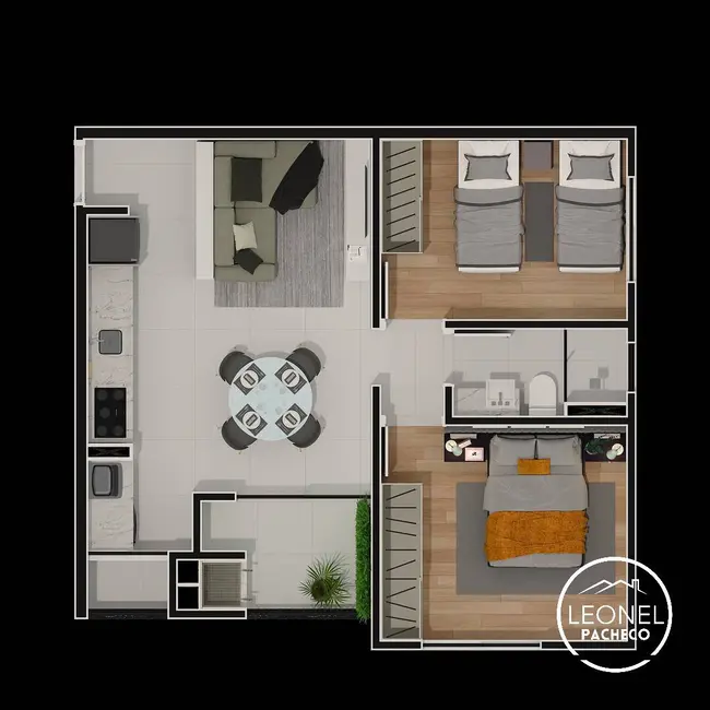 Foto 6 de Apartamento com 2 quartos à venda, 57m2 em Gravatá, Navegantes - SC