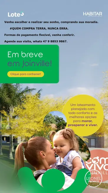 Foto 5 de Terreno / Lote à venda em Paranaguamirim, Joinville - SC