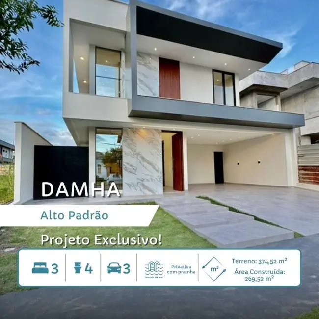 Foto 1 de Casa de Condomínio com 3 quartos à venda, 375m2 em Paco Do Lumiar - MA