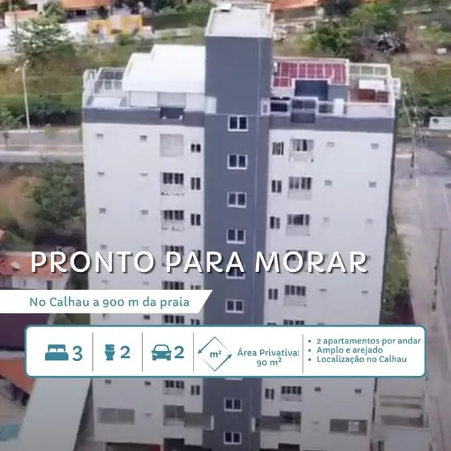 Apartamento com 3 quartos à venda, 90m2 em Calhau, Sao Luis - MA - imagem 1 Foto 1 de Apartamento com 3 quartos à venda, 90m2 em Calhau, Sao Luis - MA