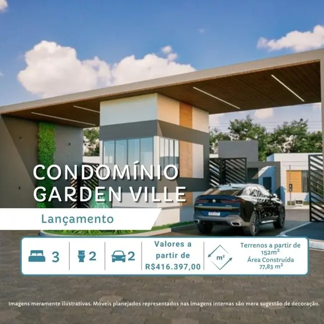 Foto 1 de Casa de Condomínio com 3 quartos à venda, 152m2 em Sao Jose De Ribamar - MA