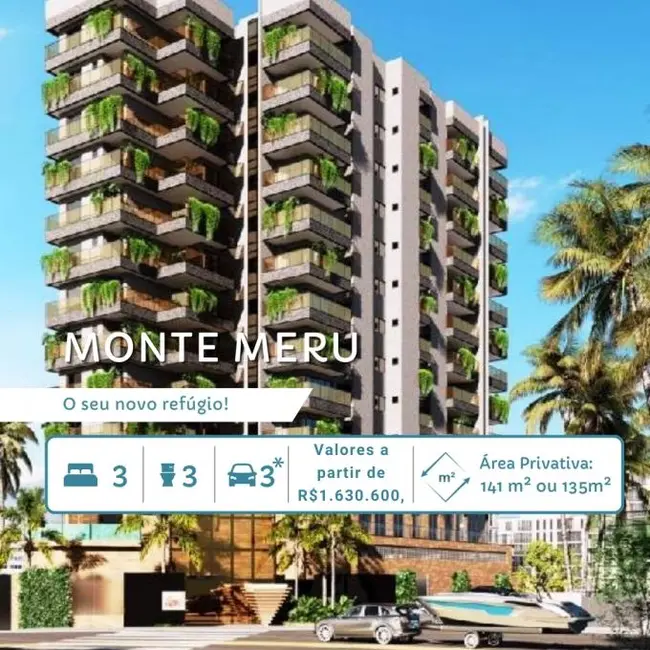 Foto 1 de Apartamento com 3 quartos à venda, 141m2 em Sao Luis - MA