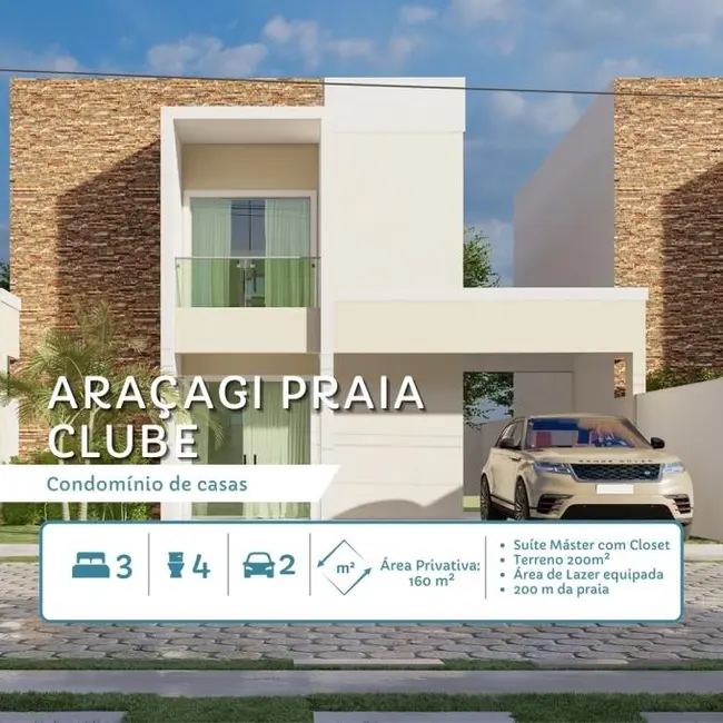 Foto 1 de Casa com 3 quartos à venda, 160m2 em Araçagi, Sao Luis - MA