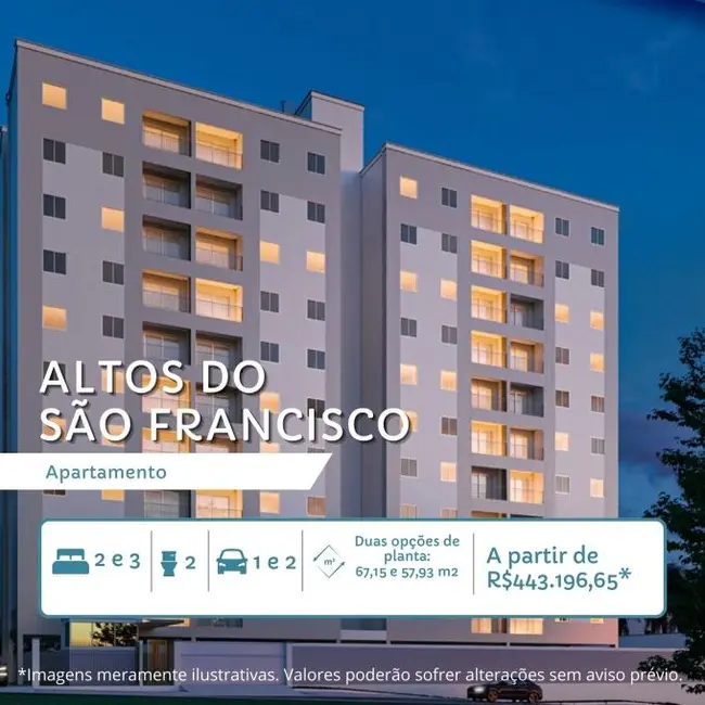 Foto 1 de Apartamento com 3 quartos à venda, 67m2 em Jardim São Francisco, Sao Luis - MA