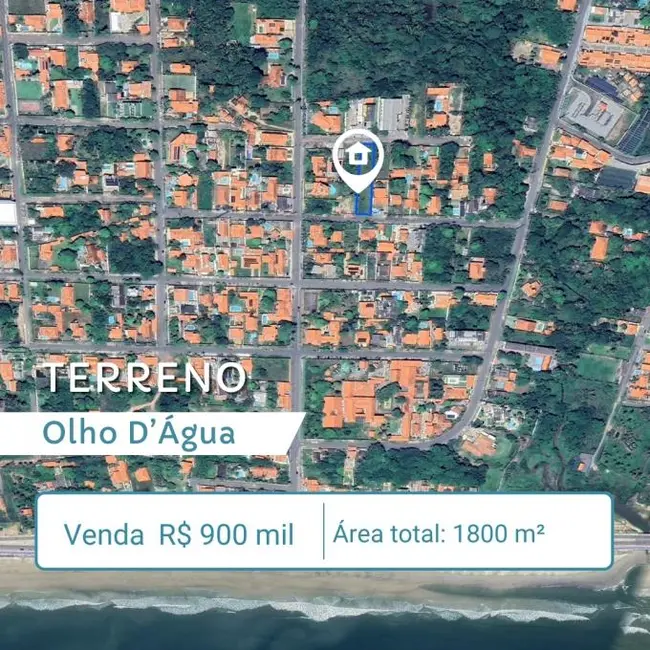 Foto 1 de Terreno / Lote à venda, 1800m2 em Sao Luis - MA