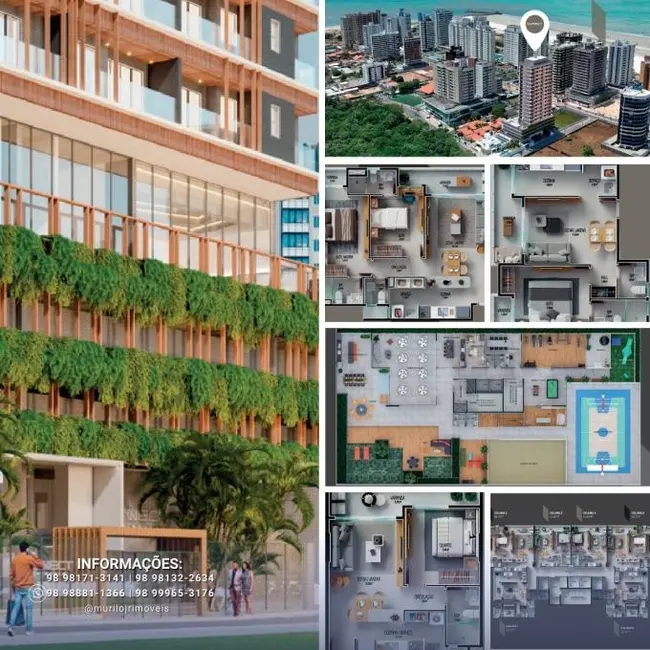 Apartamento com 2 quartos à venda, 70m2 em Sao Luis - MA - imagem 7 Foto 7 de Apartamento com 2 quartos à venda, 70m2 em Sao Luis - MA