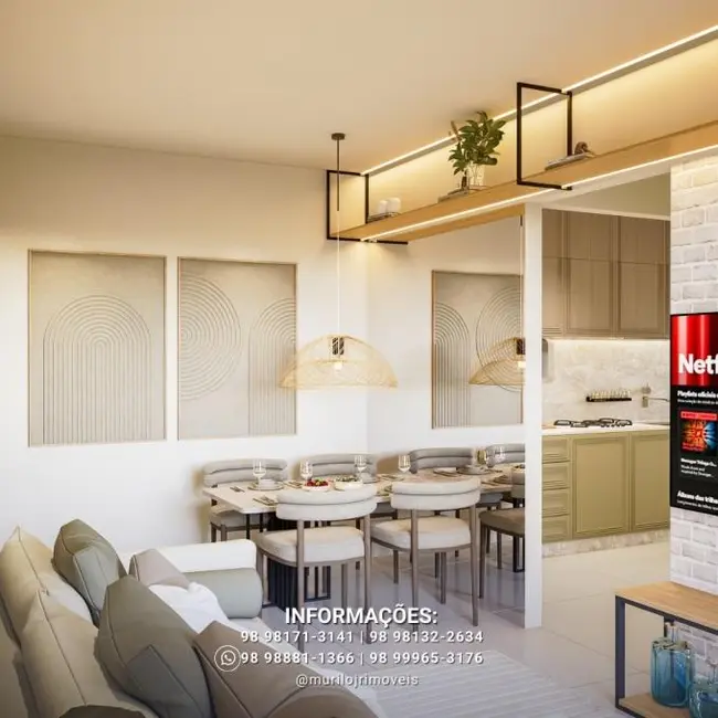 Foto 4 de Apartamento com 2 quartos à venda, 59m2 em Sao Jose De Ribamar - MA