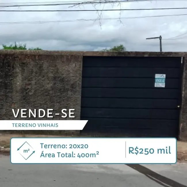 Foto 1 de Terreno / Lote à venda, 400m2 em Vinhais, Sao Luis - MA