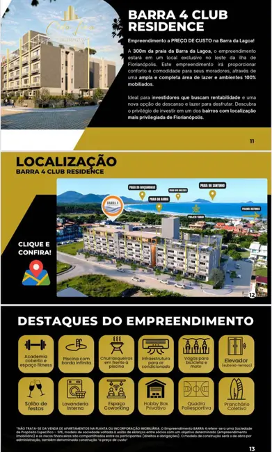 Foto 1 de Apartamento com 2 quartos à venda, 67m2 em Barra da Lagoa, Florianopolis - SC