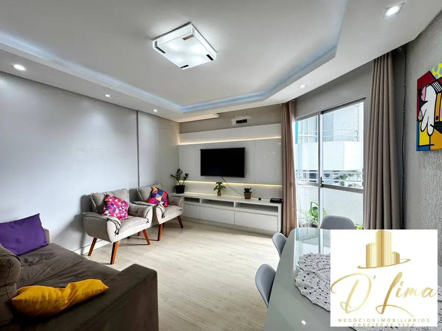 Foto 8 de Apartamento com 3 quartos à venda, 74m2 em Barreiros, Sao Jose - SC