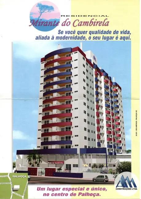 Foto 2 de Apartamento com 2 quartos à venda, 65m2 em Centro, Palhoca - SC