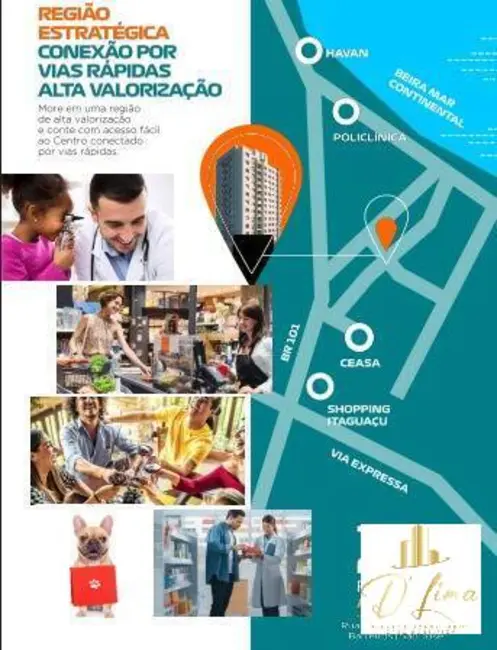 Foto 5 de Apartamento com 2 quartos à venda, 64m2 em Barreiros, Sao Jose - SC