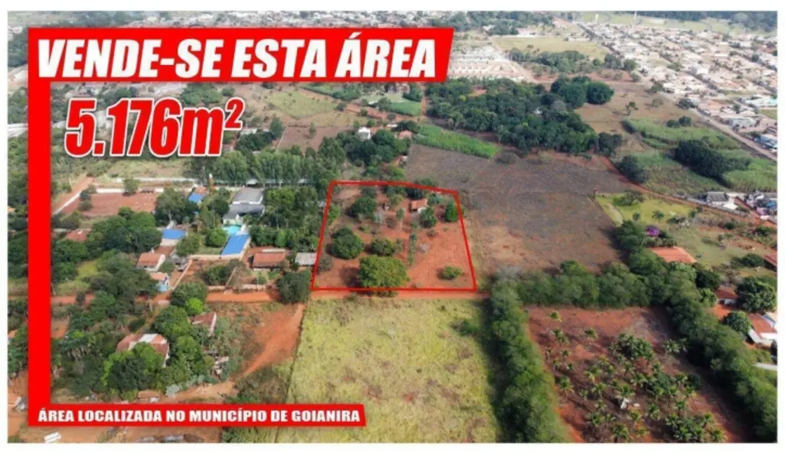 Foto 1 de Terreno / Lote à venda, 5176m2 em Goianira - GO