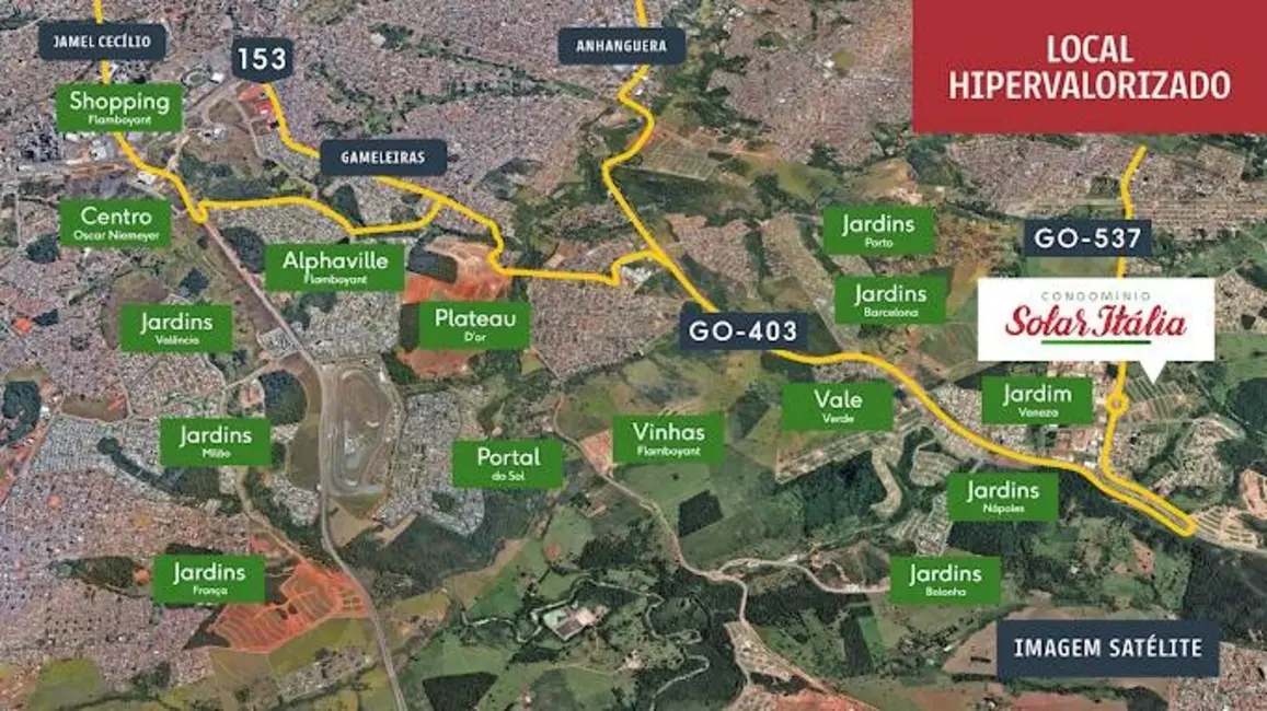 Lote de Condomínio à venda, 300m2 em Alvorada, Senador Canedo - GO - imagem 2 Foto 2 de Lote de Condomínio à venda, 300m2 em Alvorada, Senador Canedo - GO