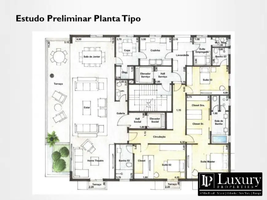 Foto 2 de Apartamento com 3 quartos à venda e para alugar, 289m2 em Jardins, São Paulo - SP
