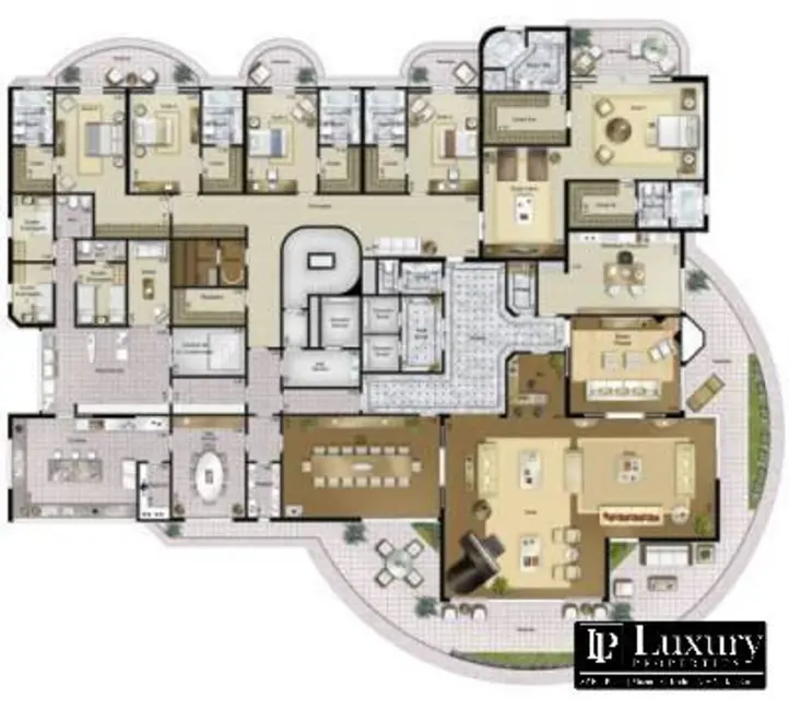 Apartamento com 5 quartos à venda, 864m2 em Morumbi, São Paulo - SP - imagem 7 Foto 7 de Apartamento com 5 quartos à venda, 864m2 em Morumbi, São Paulo - SP