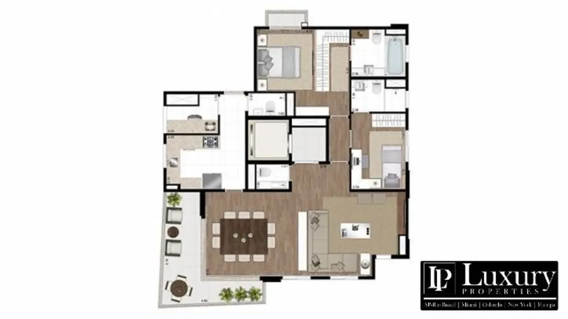 Foto 8 de Apartamento com 3 quartos à venda e para alugar, 202m2 em Ibirapuera, São Paulo - SP