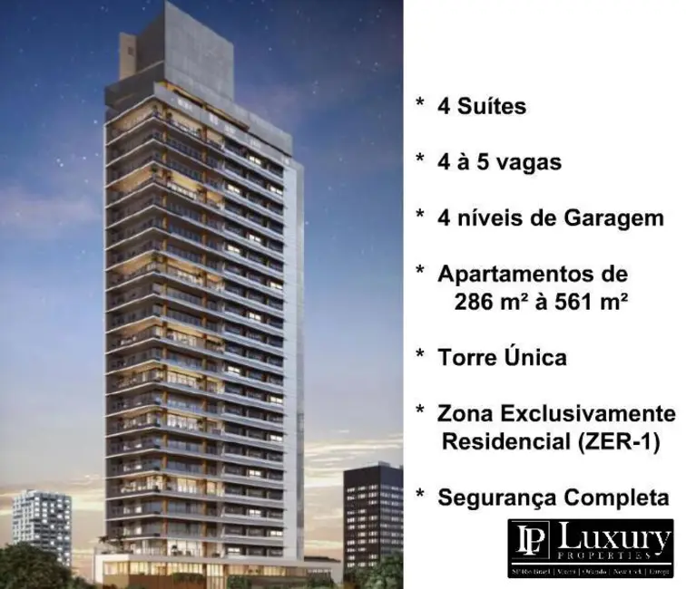 Foto 1 de Apartamento com 4 quartos à venda e para alugar, 286m2 em Alto de Pinheiros, São Paulo - SP