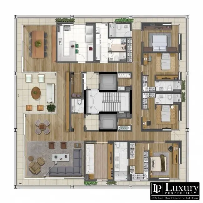 Apartamento com 4 quartos à venda, 437m2 em Vila Madalena, São Paulo - SP - imagem 8 Foto 8 de Apartamento com 4 quartos à venda, 437m2 em Vila Madalena, São Paulo - SP