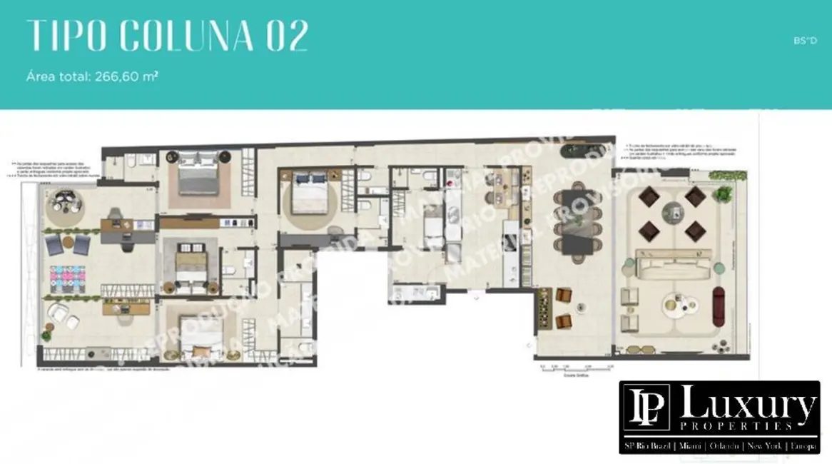 Foto 4 de Apartamento com 4 quartos à venda e para alugar, 267m2 em Leblon, Rio De Janeiro - RJ