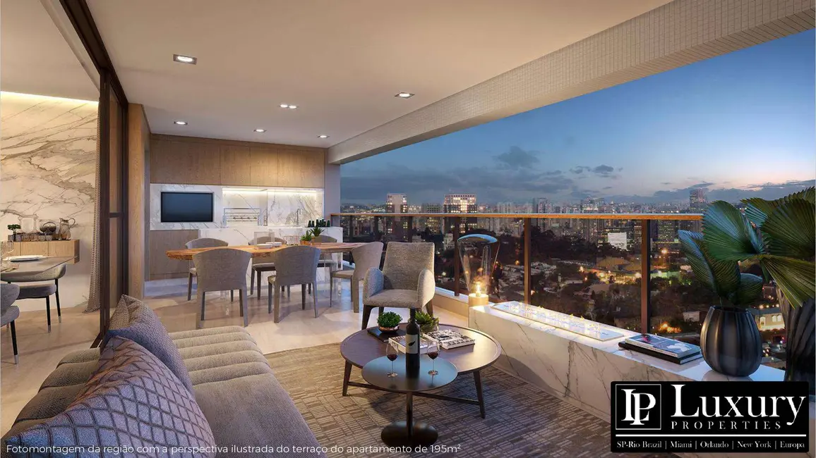 Foto 1 de Apartamento com 4 quartos à venda, 195m2 em Jardim Leonor, São Paulo - SP