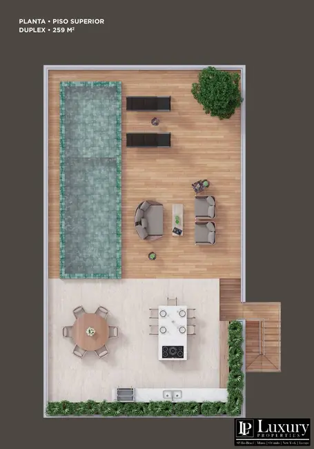 Cobertura com 2 quartos à venda, 259m2 em Vila Nova Conceição, São Paulo - SP - imagem 4 Foto 4 de Cobertura com 2 quartos à venda, 259m2 em Vila Nova Conceição, São Paulo - SP