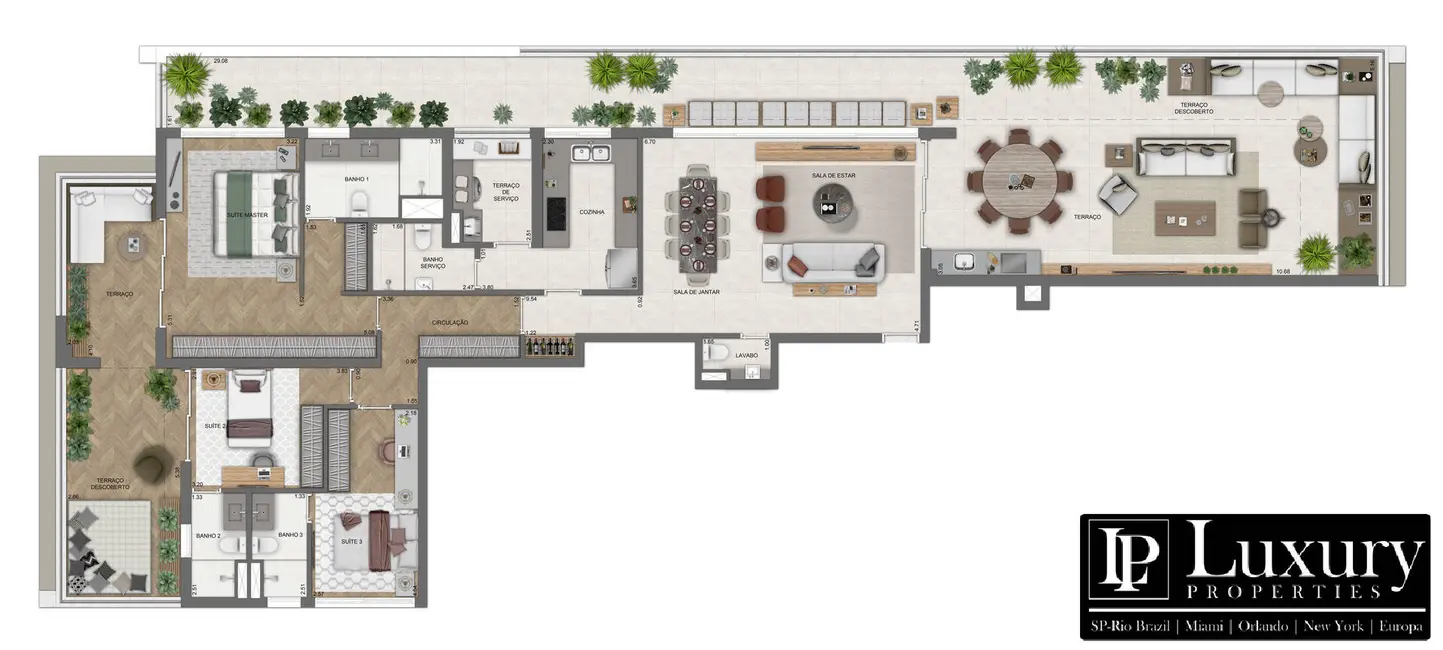 Foto 8 de Apartamento com 3 quartos à venda, 266m2 em Vila Nova Conceição, São Paulo - SP