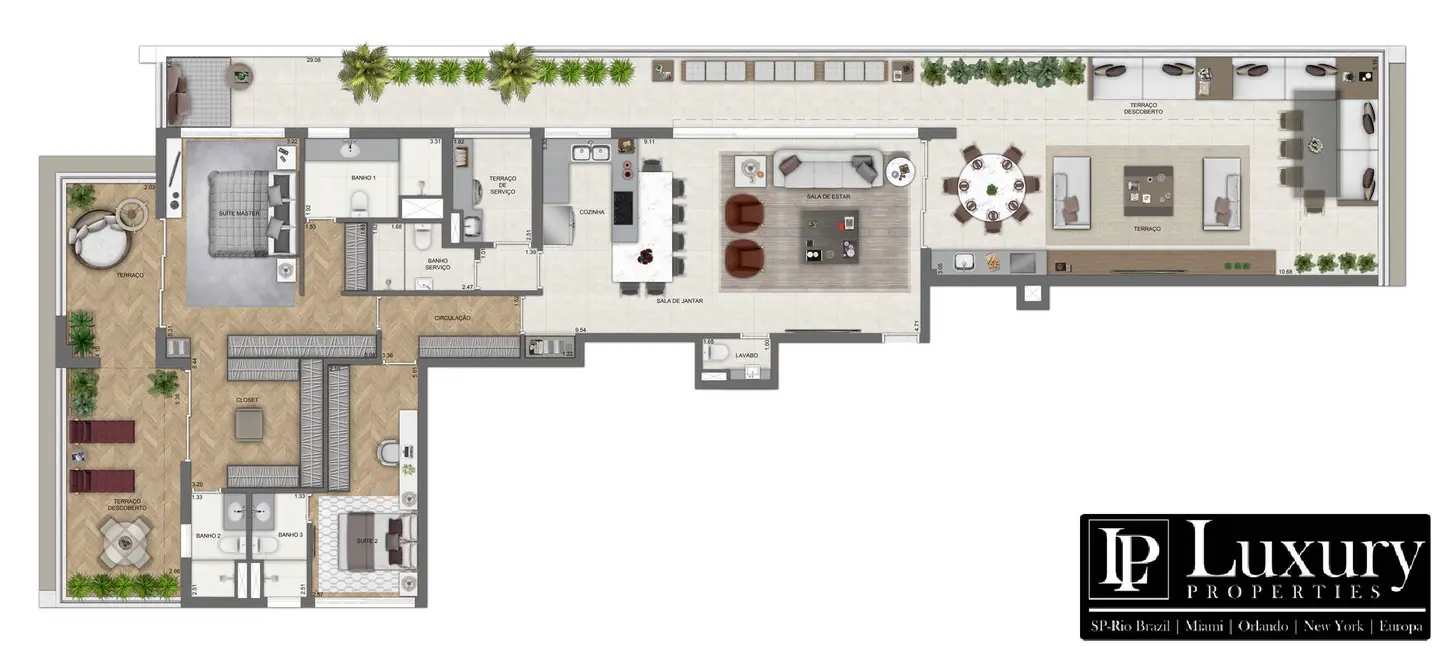 Foto 9 de Apartamento com 3 quartos à venda, 266m2 em Vila Nova Conceição, São Paulo - SP