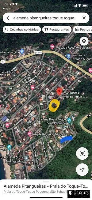 Foto 1 de Terreno / Lote à venda em Sao Sebastiao - SP
