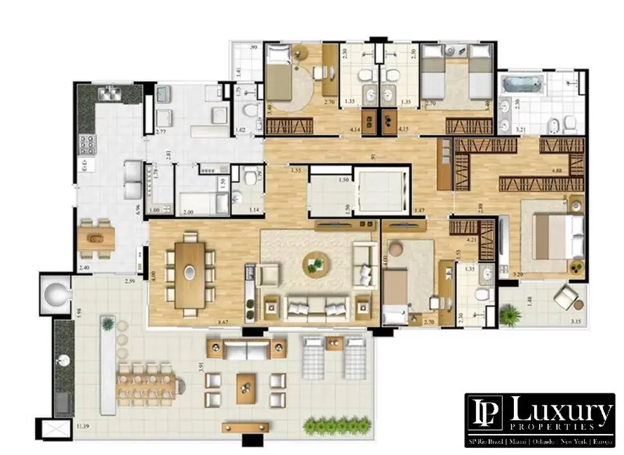 Foto 3 de Apartamento com 4 quartos à venda, 250m2 em Vila Mariana, São Paulo - SP