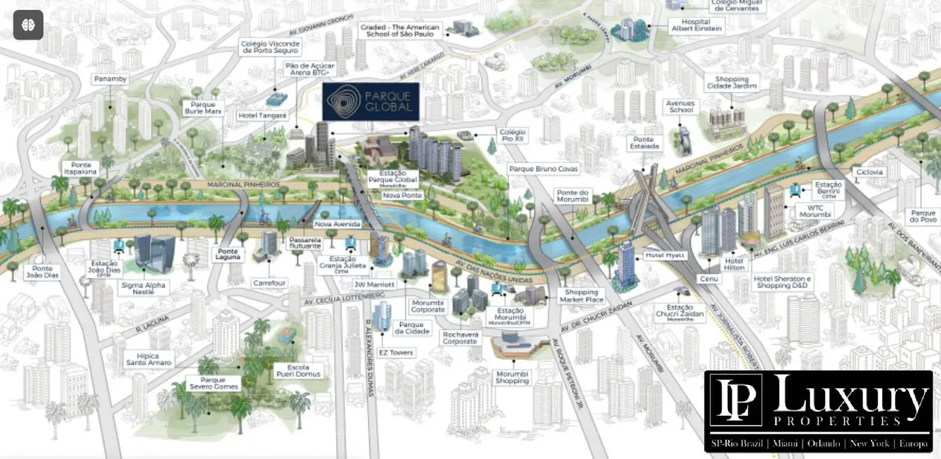 Foto 5 de Apartamento com 4 quartos à venda e para alugar, 346m2 em Real Parque, São Paulo - SP