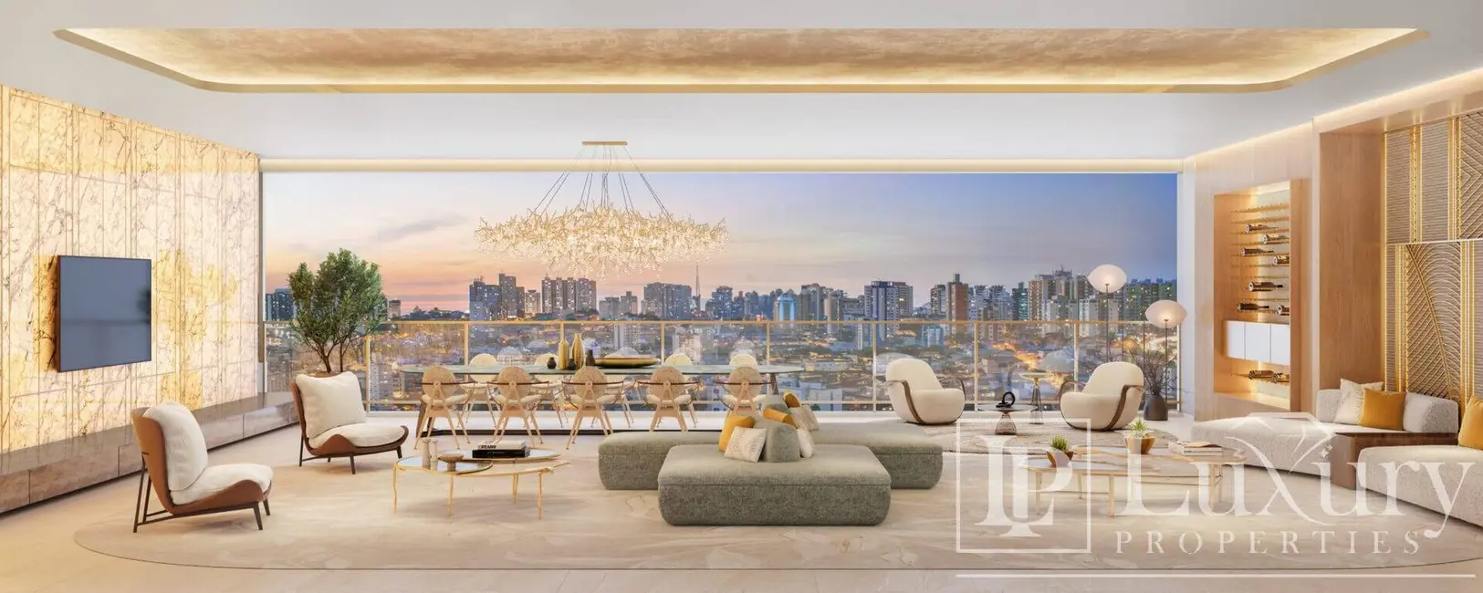 Apartamento com 4 quartos à venda e para alugar, 251436m2 em Brooklin Novo, São Paulo - SP - imagem 4 Foto 4 de Apartamento com 4 quartos à venda e para alugar, 251436m2 em Brooklin Novo, São Paulo - SP