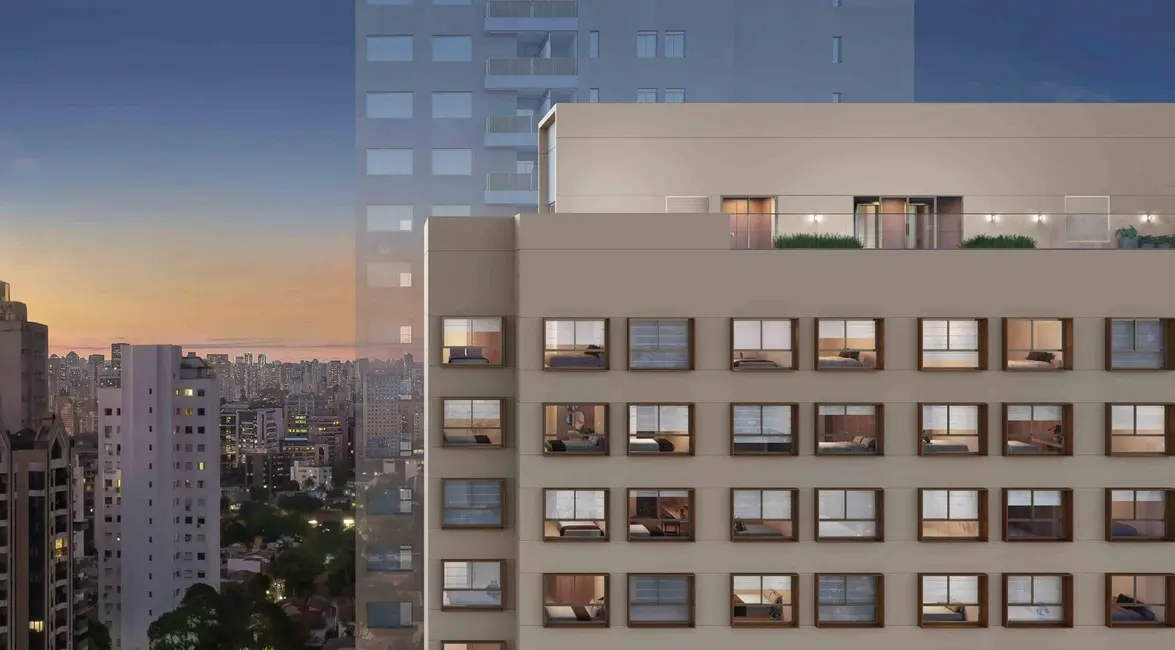 Apartamento com 1 quarto à venda, 20m2 em Vila Nova Conceição, São Paulo - SP - imagem 4 Foto 4 de Apartamento com 1 quarto à venda, 20m2 em Vila Nova Conceição, São Paulo - SP