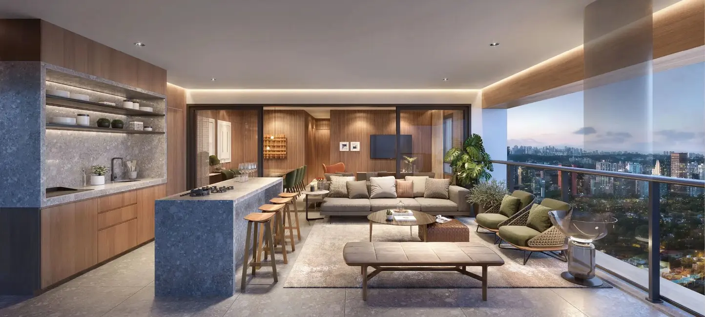 Foto 2 de Apartamento com 4 quartos à venda e para alugar, 174m2 em Pinheiros, São Paulo - SP