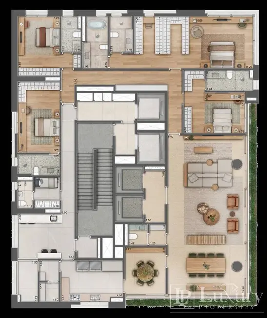 Apartamento com 4 quartos à venda e para alugar, 361744m2 em Itaim Bibi, São Paulo - SP - imagem 5 Foto 5 de Apartamento com 4 quartos à venda e para alugar, 361744m2 em Itaim Bibi, São Paulo - SP