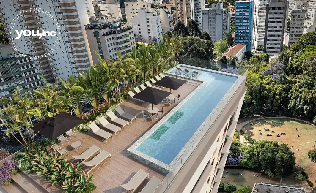 Apartamento com 1 quarto à venda e para alugar, 2140m2 em Consolação, São Paulo - SP - imagem 5 Foto 5 de Apartamento com 1 quarto à venda e para alugar, 2140m2 em Consolação, São Paulo - SP