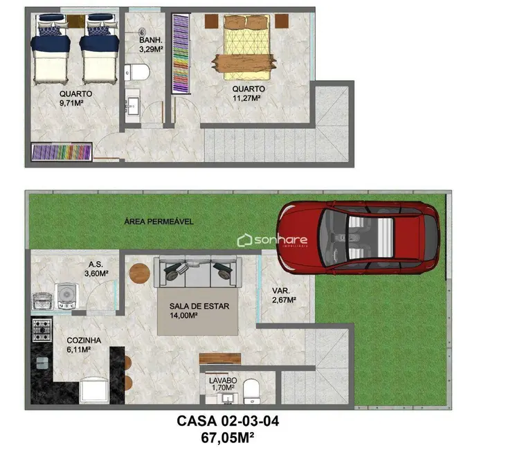 Casa com 2 quartos à venda, 100m2 em Linhares - ES - imagem 4 Foto 4 de Casa com 2 quartos à venda, 100m2 em Linhares - ES