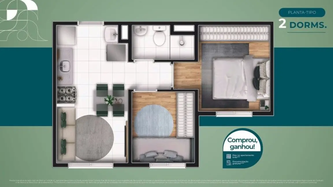 Foto 4 de Apartamento com 2 quartos à venda, 16777215m2 em Várzea da Barra Funda, São Paulo - SP