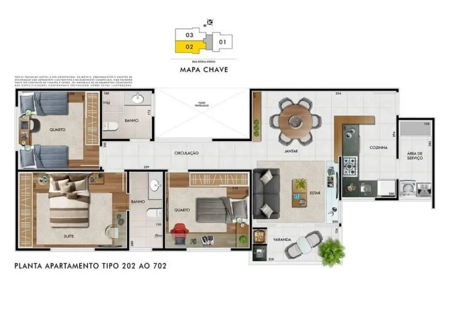 Foto 1 de Apartamento com 3 quartos à venda, 82m2 em Padre Eustáquio, Belo Horizonte - MG