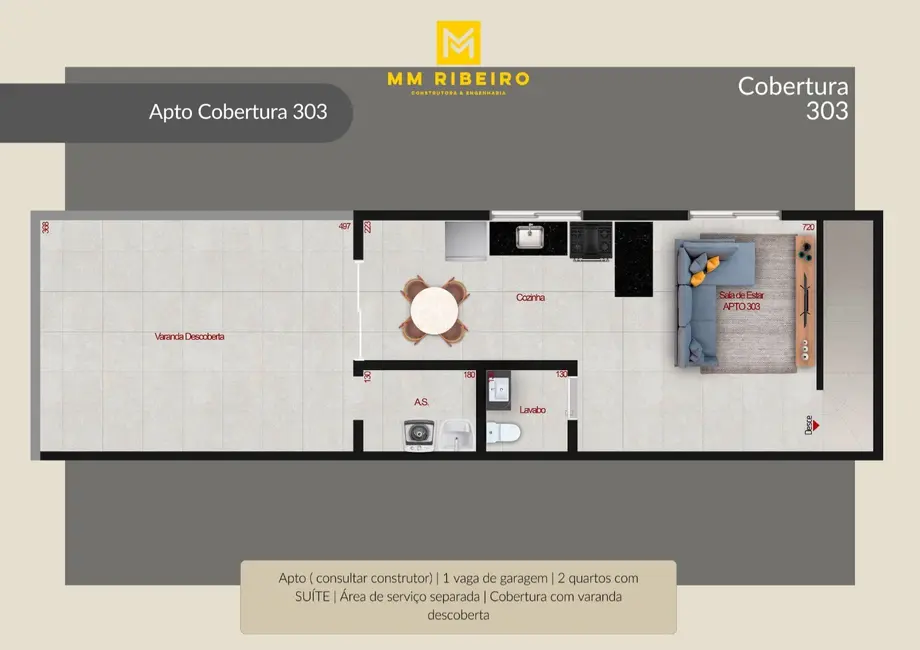 Apartamento com 2 quartos à venda, 104m2 em Contagem - MG - imagem 1 Foto 1 de Apartamento com 2 quartos à venda, 104m2 em Contagem - MG