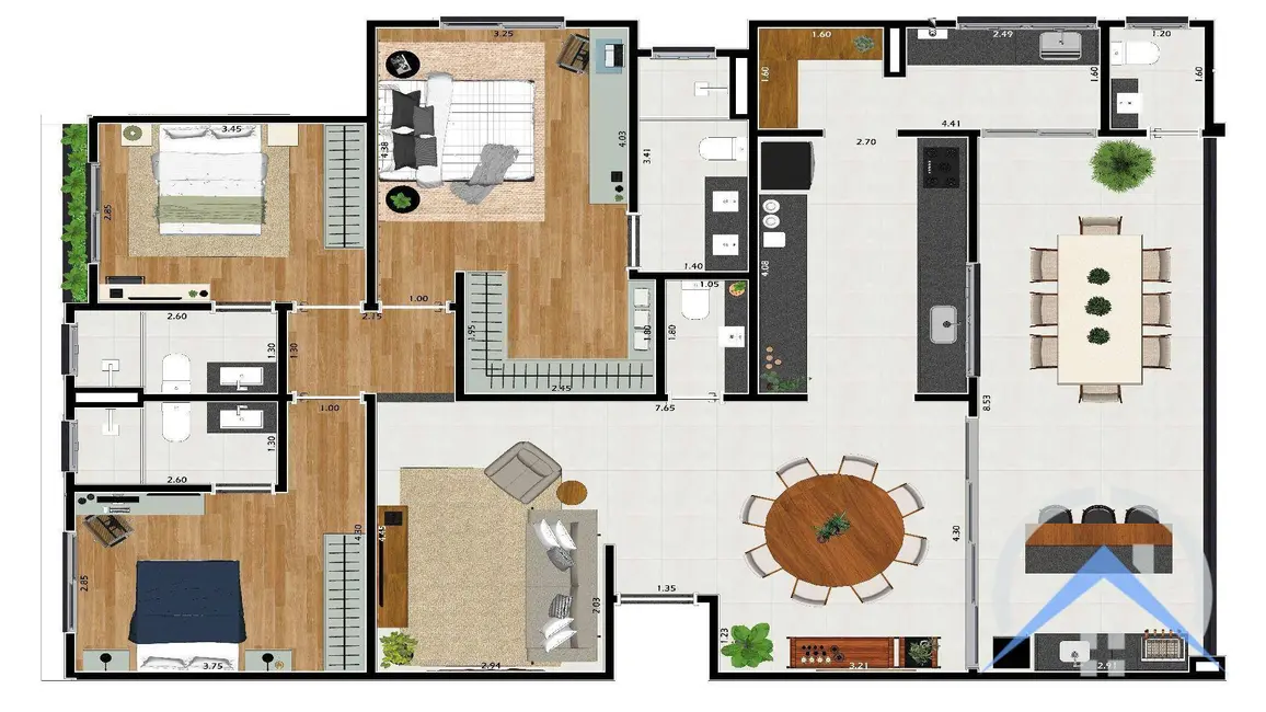 Foto 9 de Apartamento com 3 quartos à venda, 173m2 em Vila Gardênia, Atibaia - SP