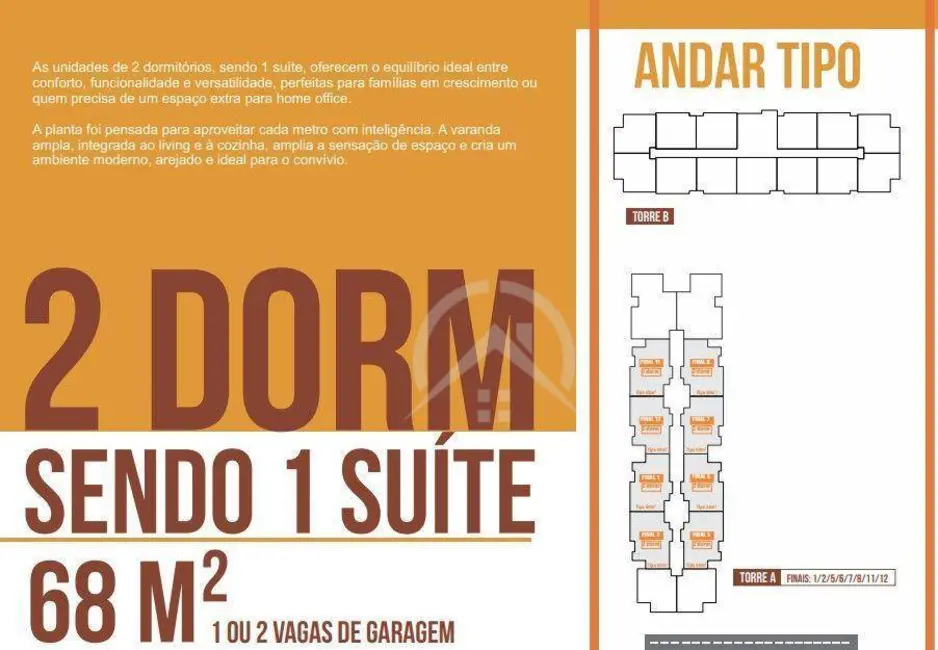 Apartamento com 2 quartos à venda, 68m2 em Jardim Terceiro Centenário, Atibaia - SP - imagem 5 Foto 5 de Apartamento com 2 quartos à venda, 68m2 em Jardim Terceiro Centenário, Atibaia - SP