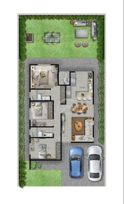 Foto 4 de Casa com 3 quartos à venda, 288m2 em Jardim Imperial, Atibaia - SP