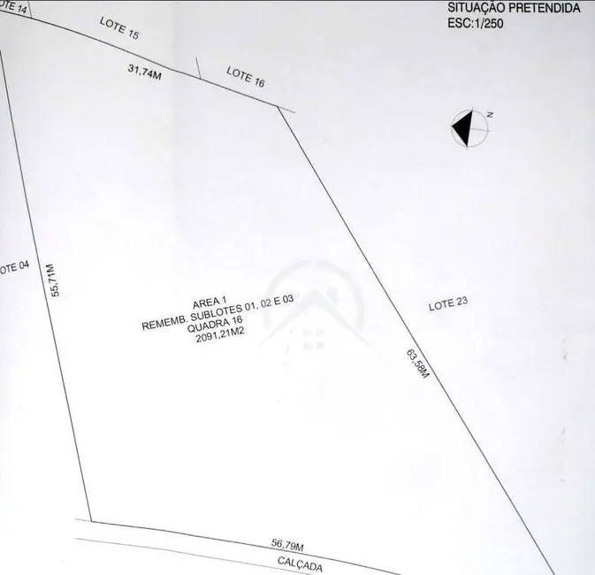 Foto 3 de Terreno / Lote à venda, 2094m2 em Vila Santista, Atibaia - SP