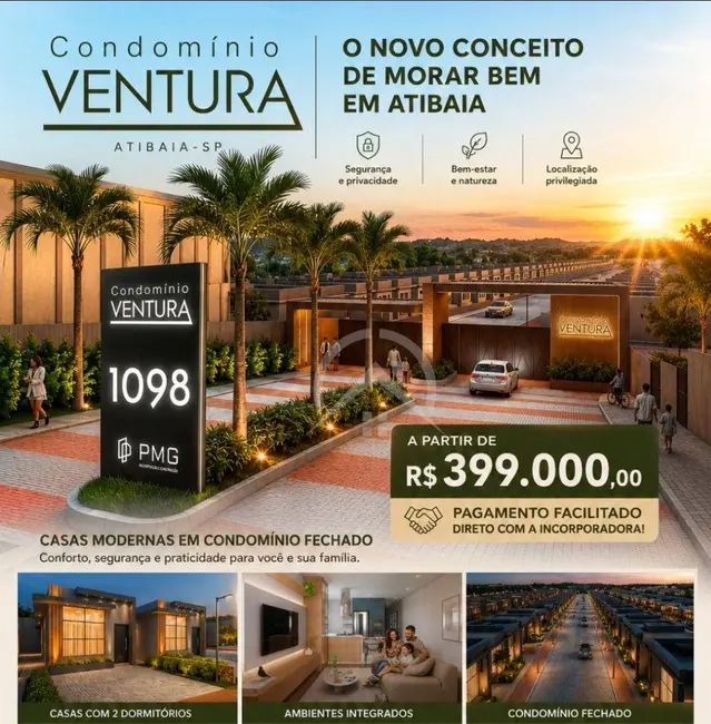 Casa de Condomínio com 2 quartos à venda, 120m2 em Jardim Imperial, Atibaia - SP - imagem 1 Foto 1 de Casa de Condomínio com 2 quartos à venda, 120m2 em Jardim Imperial, Atibaia - SP