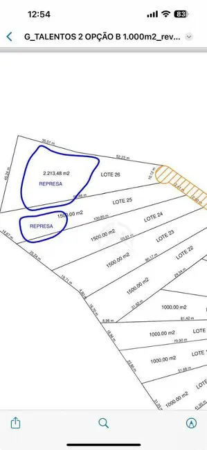 Foto 6 de Terreno / Lote à venda, 1500m2 em Atibaia - SP