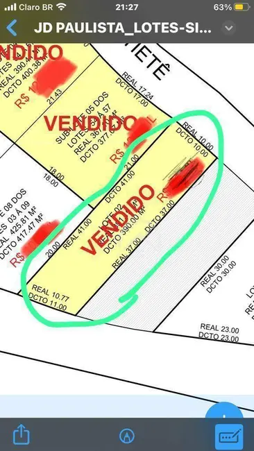 Foto 6 de Terreno / Lote à venda, 390m2 em Jardim Paulista, Atibaia - SP